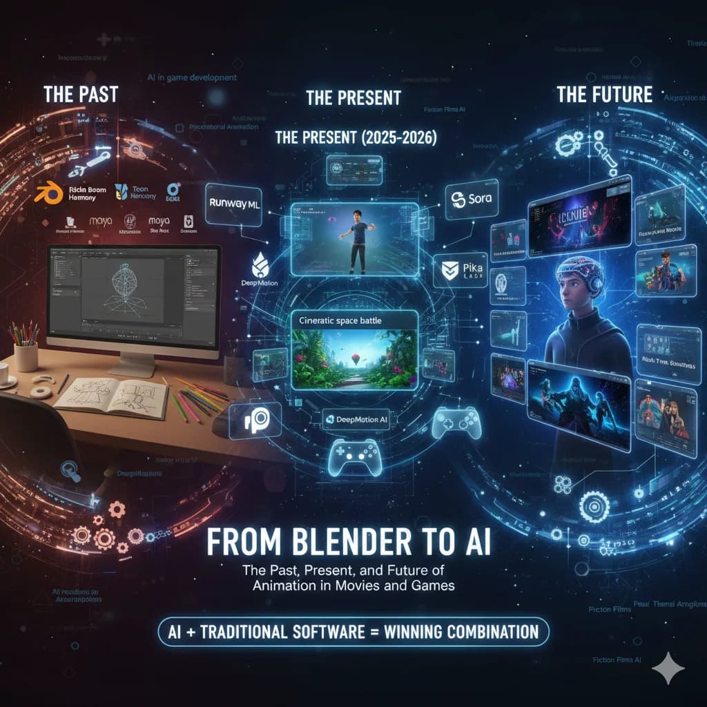AI Animation Revolution: How Artificial Intelligence Is Transforming Movies, Games, and Fiction