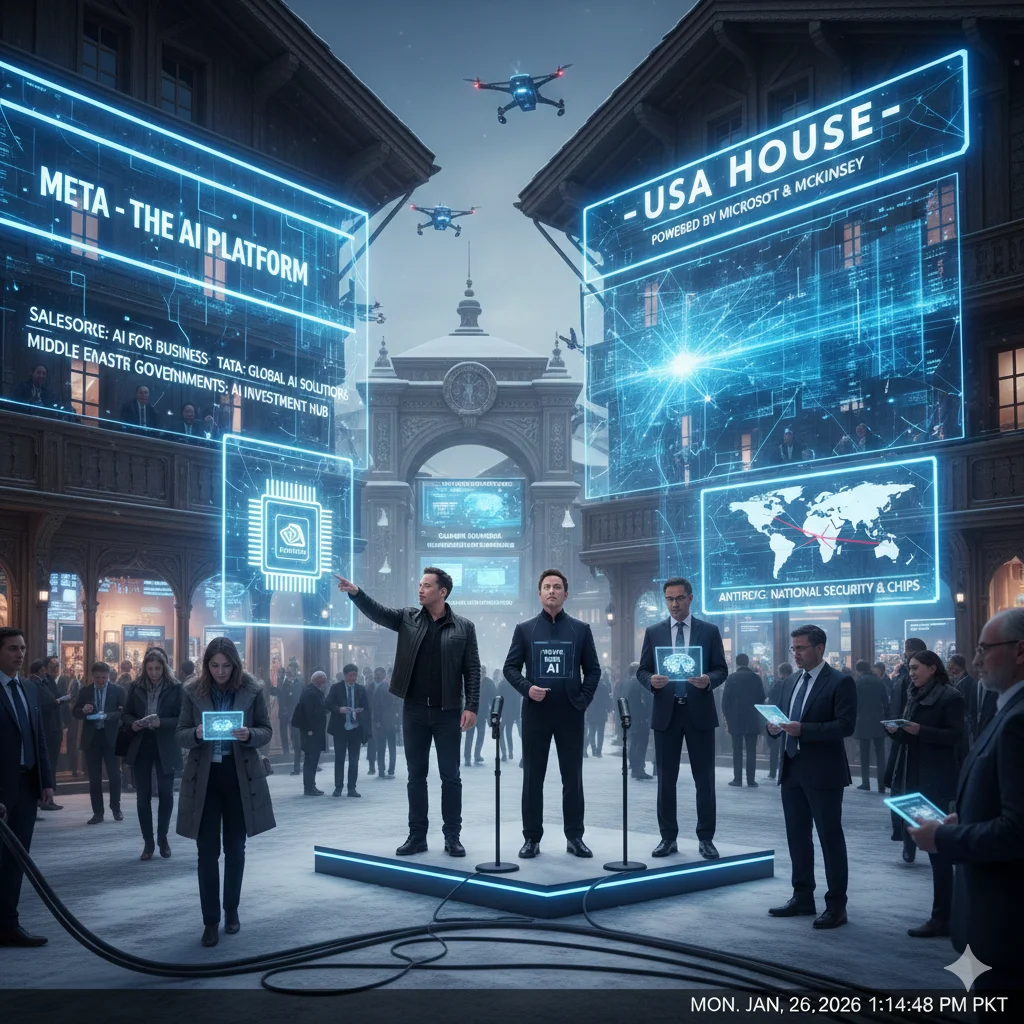Tech CEOs Boast, Bicker, and Battle Over AI at Davos 2026