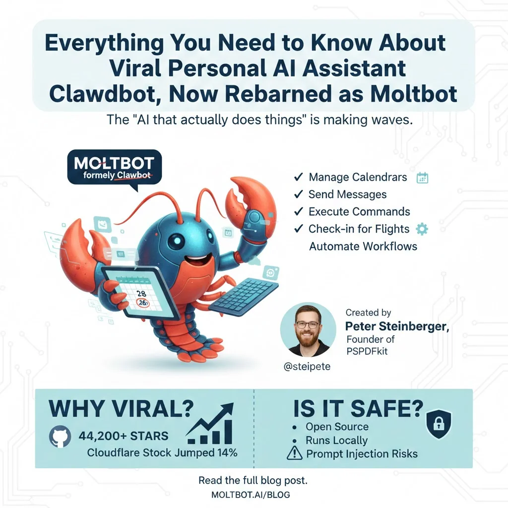 Everything You Need to Know About the Viral AI Assistant Moltbot (Formerly Clawdbot)