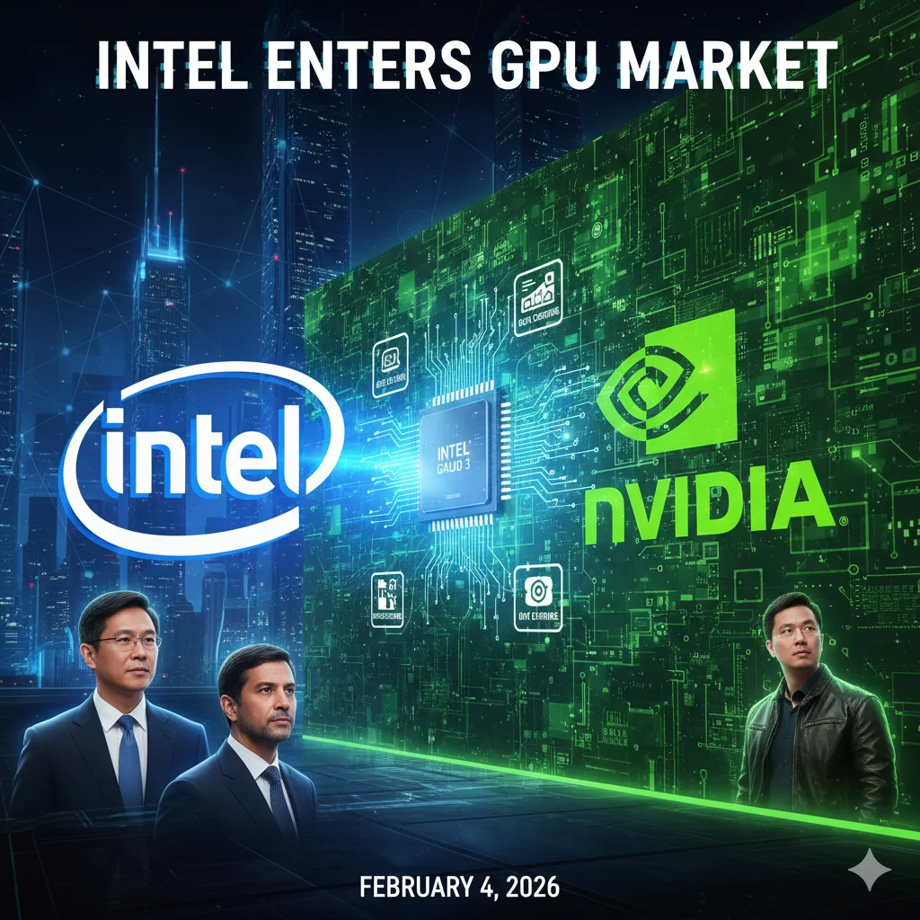 Intel Enters the GPU Market to Challenge Nvidia’s AI Chip Dominance