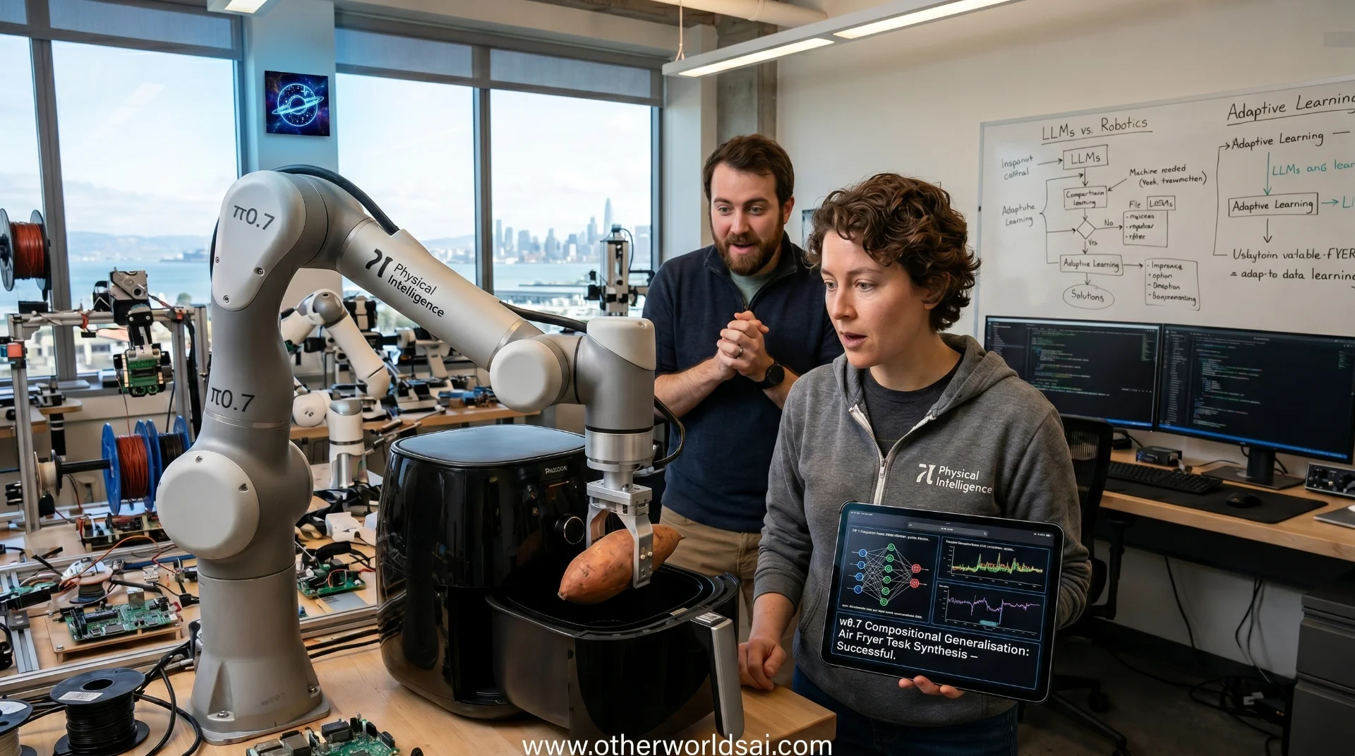Physical Intelligence’s π0.7: The Robot Brain That Teaches Itself What It Was Never Shown